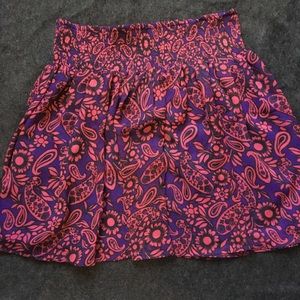 Bundle 3 for $15 Paisley print chiffon skirt